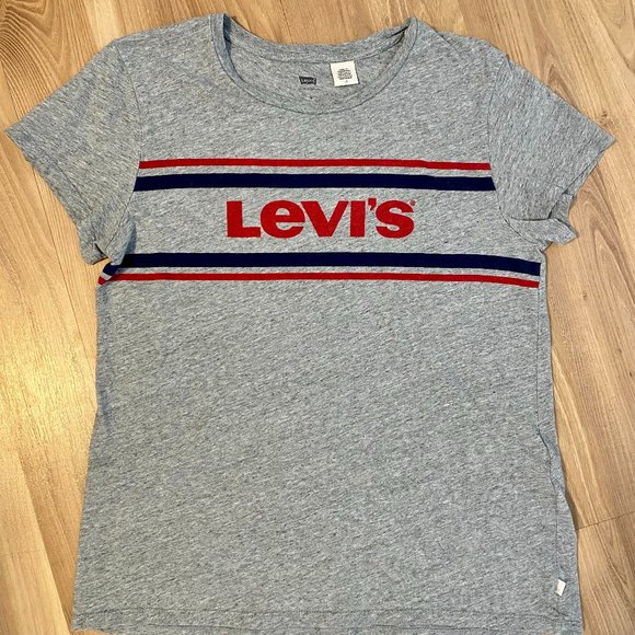 Levi's light grey short sleeve t-shirt - Picture 1 of 4